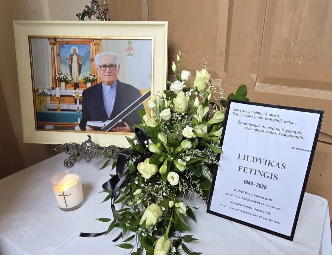 Lietuvos evangelikų liuteronų bažnyčia atsisveikina su kunigu Liudviku Fetingiu